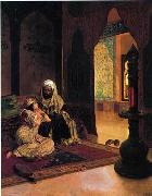 Arab or Arabic people and life. Orientalism oil paintings 593 unknow artist